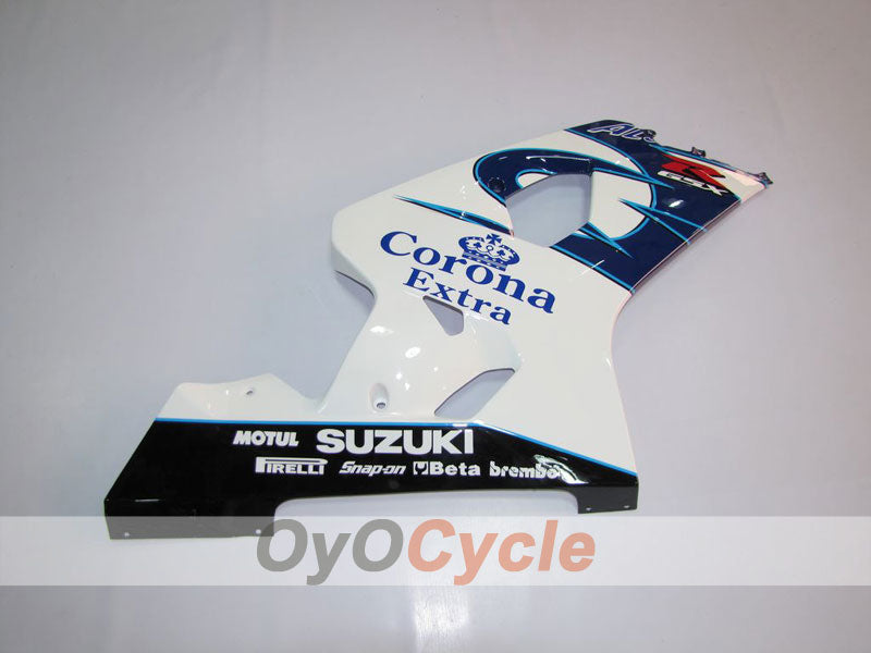 Injection Fairing kit for 04-05 GSXR600 - Blue, White - Corona, MOTUL #OYO87901156 Secondary image