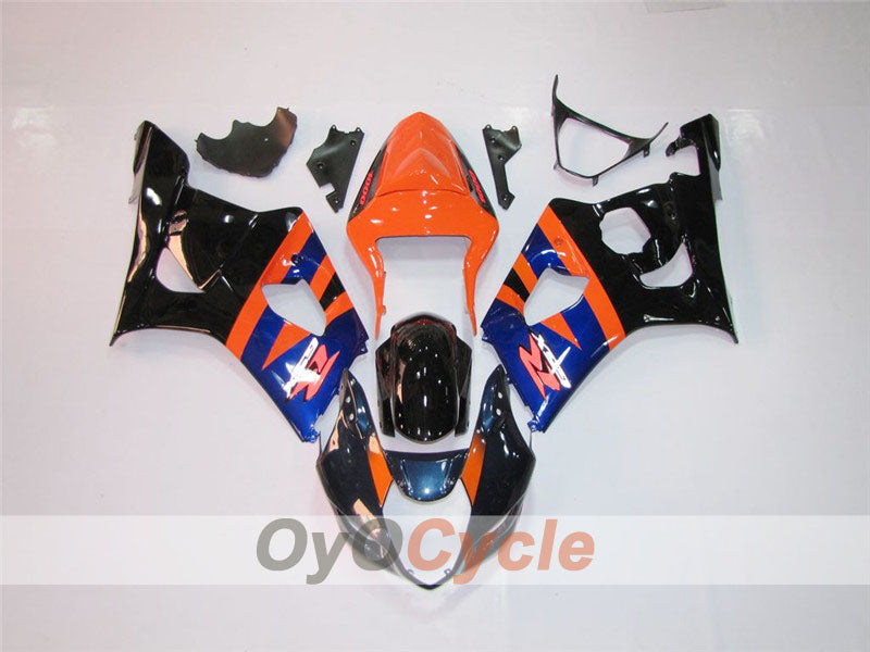Injection Fairing kit for 03-04 GSX R1000 - Orange, Black - Factory Style #OYO87901852 Main image
