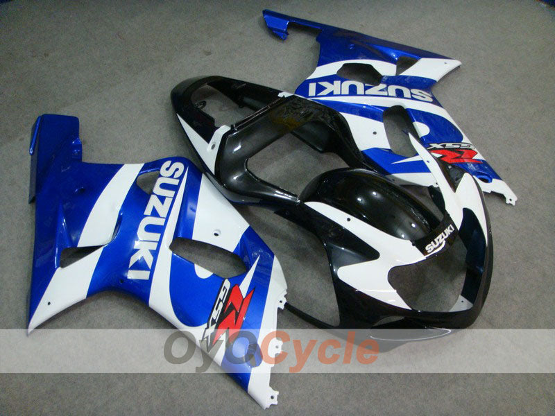 Injection Fairing kit for 01-03 GSX R600 - Blue, Black - Factory Style #OYO87901134 Main image