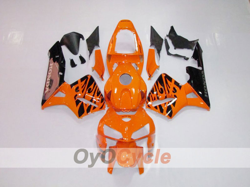 Injection Fairing kit for 05-06 CBR600RR - Orange, Black - Factory Style #OYO87900277 Main image