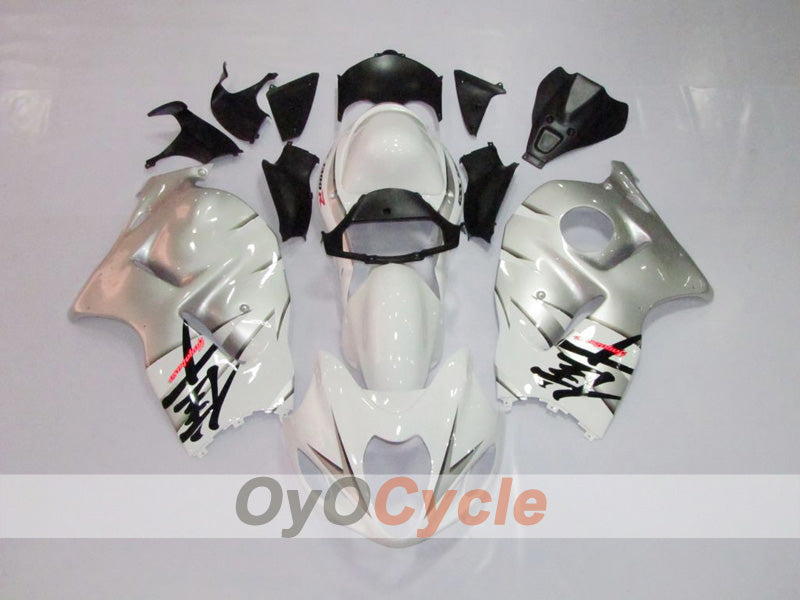 Injection Fairing kit for 99-07 GSXR1300 Hayabusa - White, Silver - Factory Style #OYO87902885 Main image
