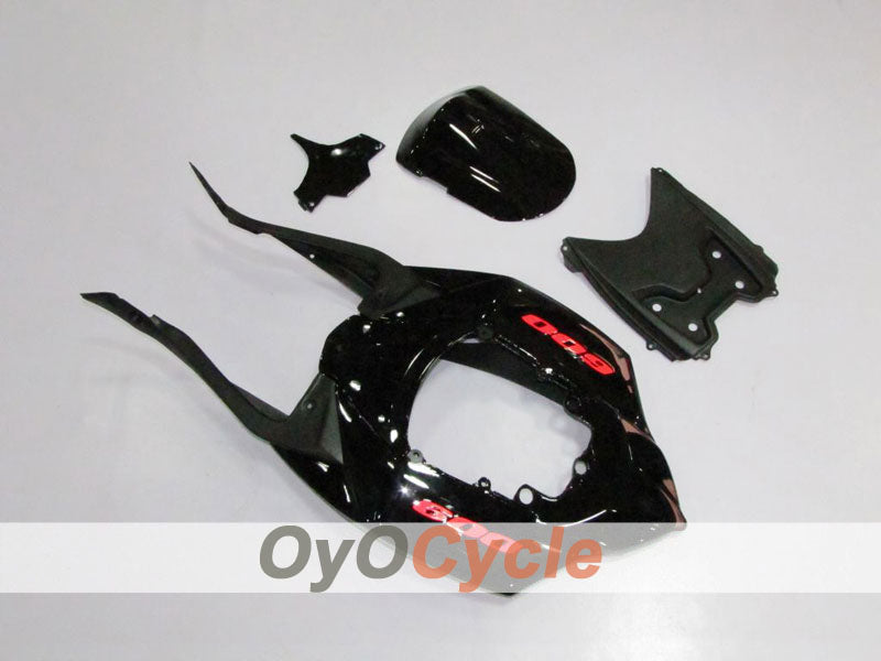 Injection Fairing kit for 08-10 GSX R600 - Red, Black - Flame #OYO87901624
