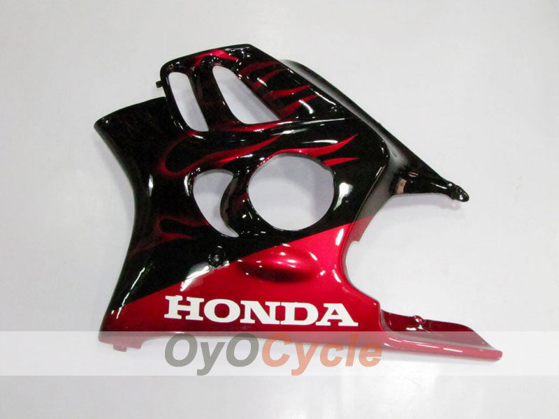 Injection Fairing kit for 95-96 CBR600F3 - Red, Black - Flame #OYO87902853 Secondary image