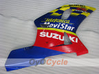 Injection Fairing kit for 00-03 GSX R750 - Yellow, Blue - Movistar #OYO87901064