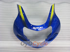 Injection Fairing kit for 00-03 GSX R750 - Yellow, Blue - Movistar #OYO87901064