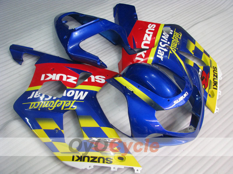 Injection Fairing kit for 00-02 GSX R1000 - Blue - Movistar #OYO87905227 Secondary image