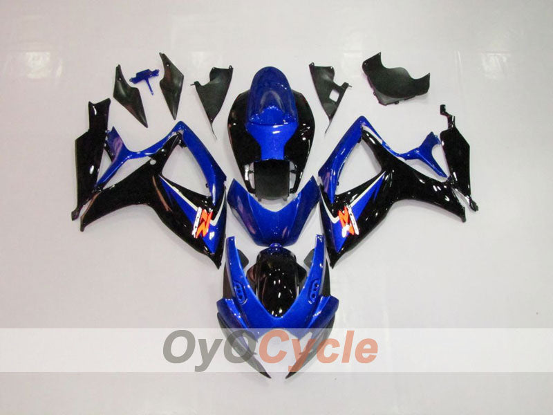 Injection Fairing kit for 06-07 GSX R750 - Blue, Black - Factory Style #OYO87901318 Main image