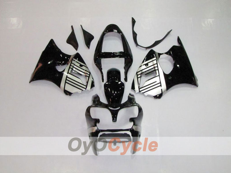 Injection Fairing kit for 00-02 NINJA ZX-6R - Black, Silver - Factory Style #OYO87901691 Main image