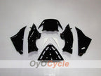 Injection Fairing kit for 02-05 NINJA ZX-12R - White, Black - West #OYO87903116