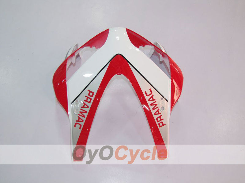 Injection Fairing kit for 03-04 CBR600RR - Red, White - PRAMAC #OYO87902593