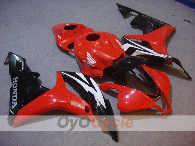 Injection Fairing kit for 07-08 CBR600RR - Red, Black - Factory Style #OYO87900397 Main image