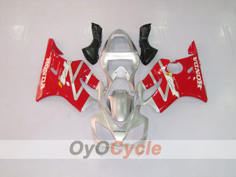 Injection Fairing kit for 01-03 CBR600F4i - Red, Silver - Factory Style #OYO87900148 Secondary image