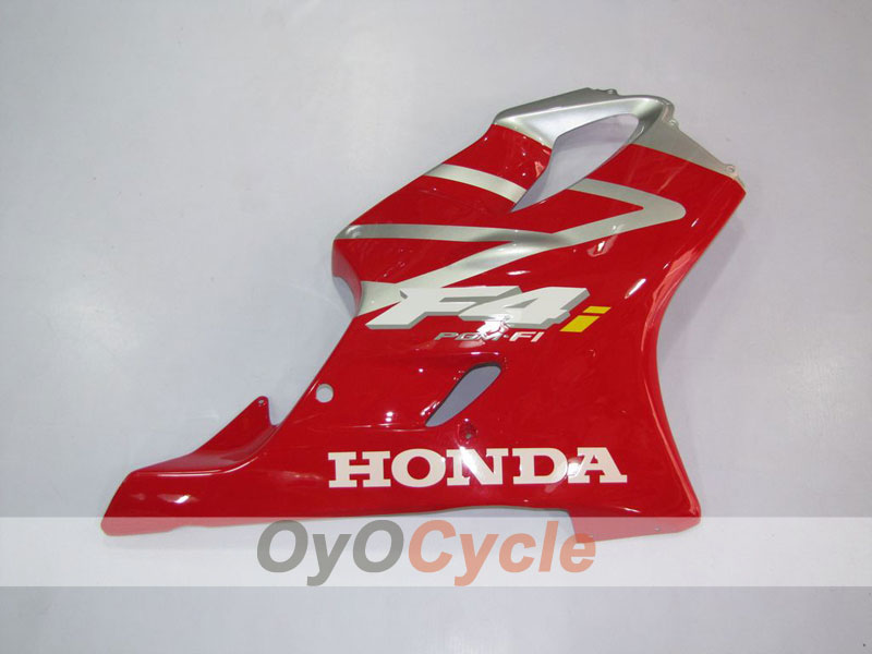 Injection Fairing kit for 01-03 CBR600F4i - Red, Silver - Factory Style #OYO87900148