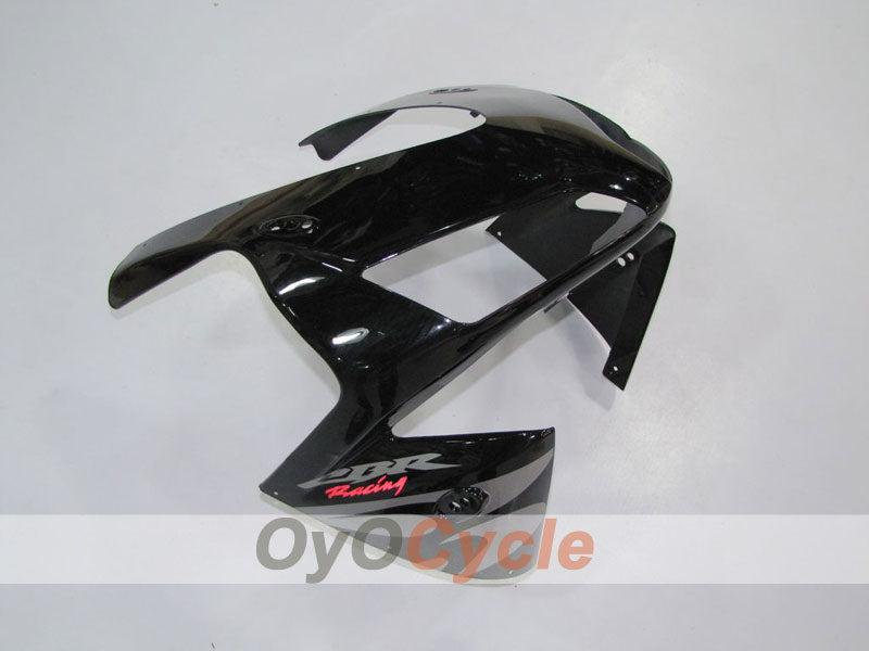 Injection Fairing kit for 03-04 CBR600RR - Black, Silver - Flame #OYO87902510