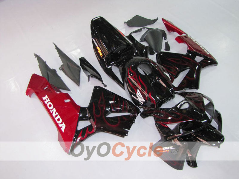 Injection Fairing kit for 05-06 CBR600RR - Red, Black - Flame #OYO87900239 Secondary image
