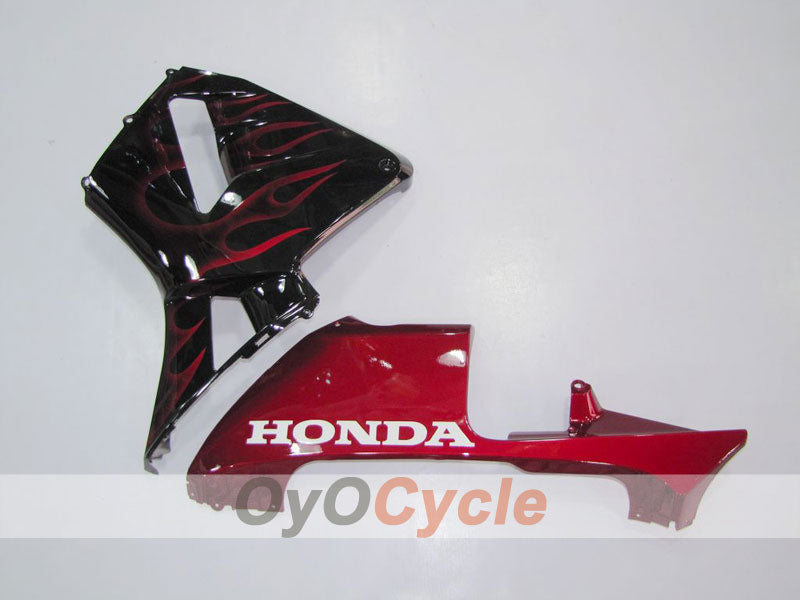 Injection Fairing kit for 05-06 CBR600RR - Red, Black - Flame #OYO87900239