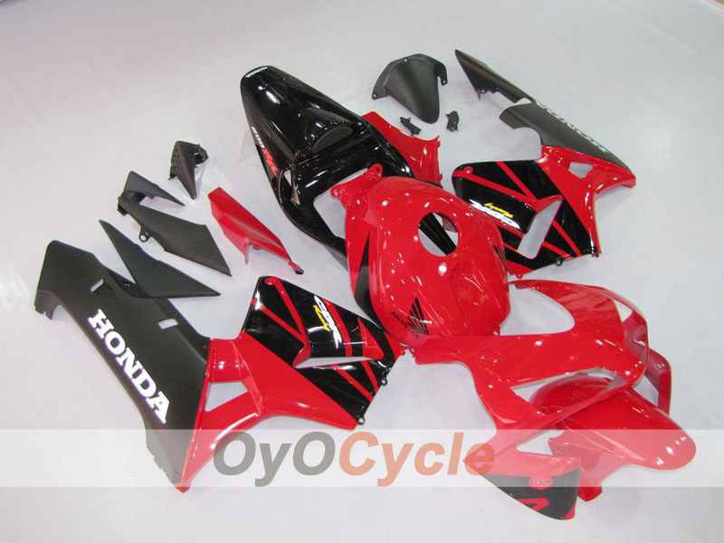Injection Fairing kit for 03-04 CBR600RR - Red, Black - Factory Style #OYO87902552
