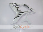Injection Fairing kit for 06-07 GSX R600 - White, Black - Flame #OYO87901495