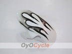 Injection Fairing kit for 06-07 GSX R750 - White, Black - Flame #OYO87901288