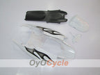 Injection Fairing kit for 06-07 GSX R600 - White, Black - Flame #OYO87901495
