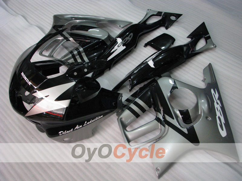 Injection Fairing kit for 97-98 CBR600F3 - Black, Grey - Factory Style #OYO87900089 Main image