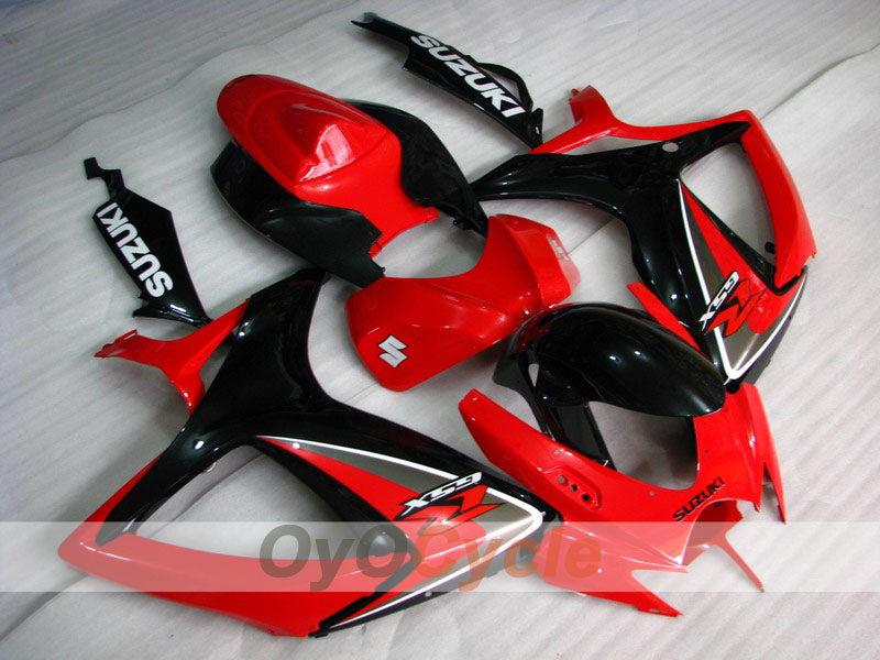 Injection Fairing kit for 06-07 GSX R750 - Red, Black - Factory Style #OYO87901326