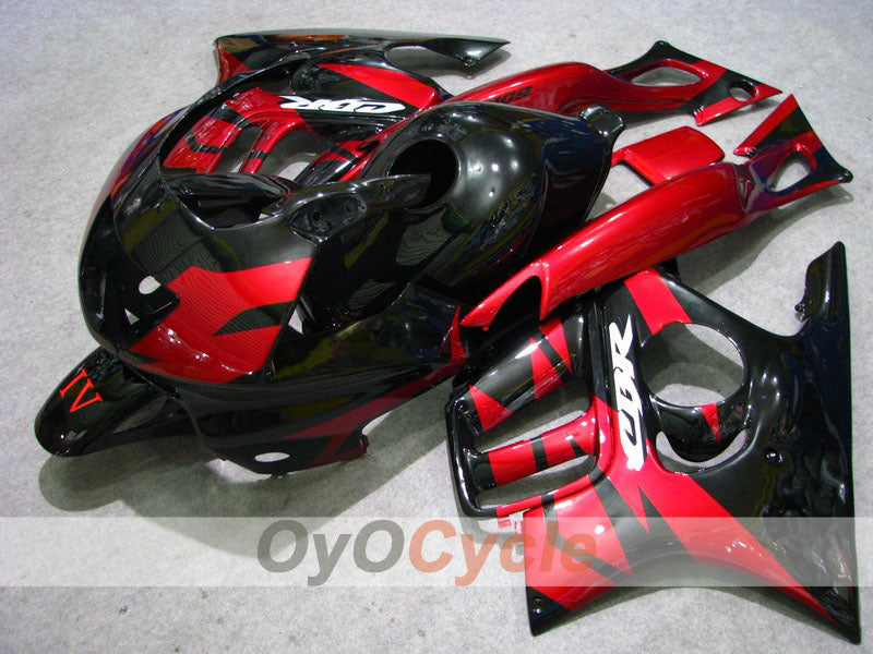Injection Fairing kit for 97-98 CBR600F3 - Red, Black - Factory Style #OYO87900090 Main image