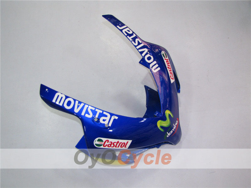 Injection Fairing kit for 04-05 CBR1000RR - Yellow, Blue - Movistar #OYO87900510