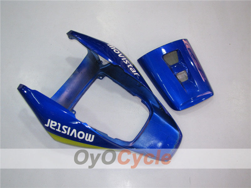 Injection Fairing kit for 04-05 CBR1000RR - Yellow, Blue - Movistar #OYO87900510