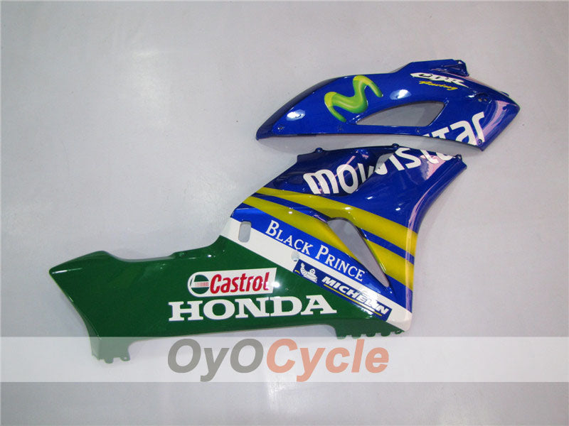 Injection Fairing kit for 04-05 CBR1000RR - Yellow, Blue - Movistar #OYO87900510