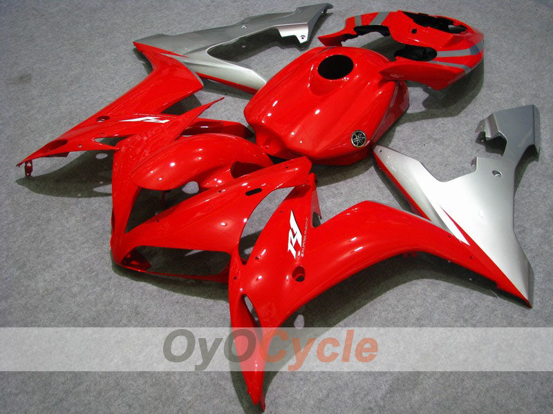 Injection Fairing kit for 04-06 YZF-R1 - Red, Silver - Factory Style #OYO87900846