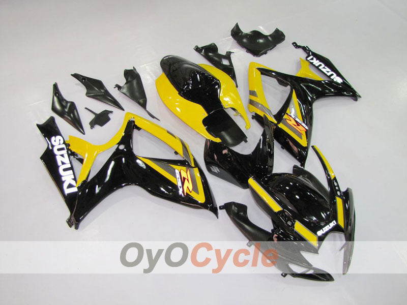 Injection Fairing kit for 06-07 GSX R750 - Yellow, Black - Factory Style #OYO87901317