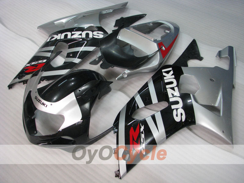 Injection Fairing kit for 00-03 GSX R750 - Black, Grey - Factory Style #OYO87901129