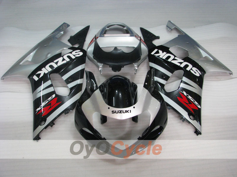 Injection Fairing kit for 00-03 GSX R750 - Black, Grey - Factory Style #OYO87901129 Secondary image