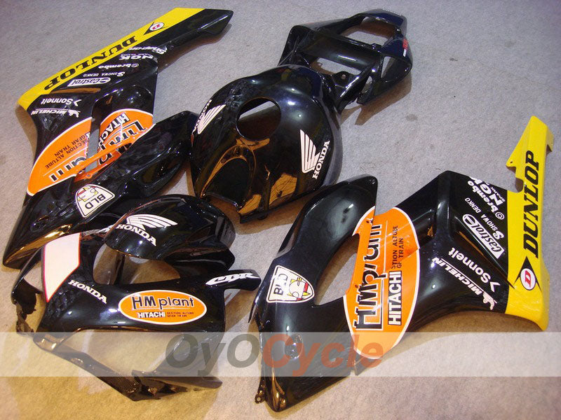Injection Fairing kit for 04-05 CBR1000RR - Orange, Black - HM Plant #OYO87900498 Main image