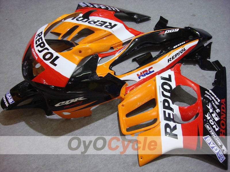 Injection Fairing kit for 95-96 CBR600F3 - Orange, Black - Repsol #OYO87902764 Main image