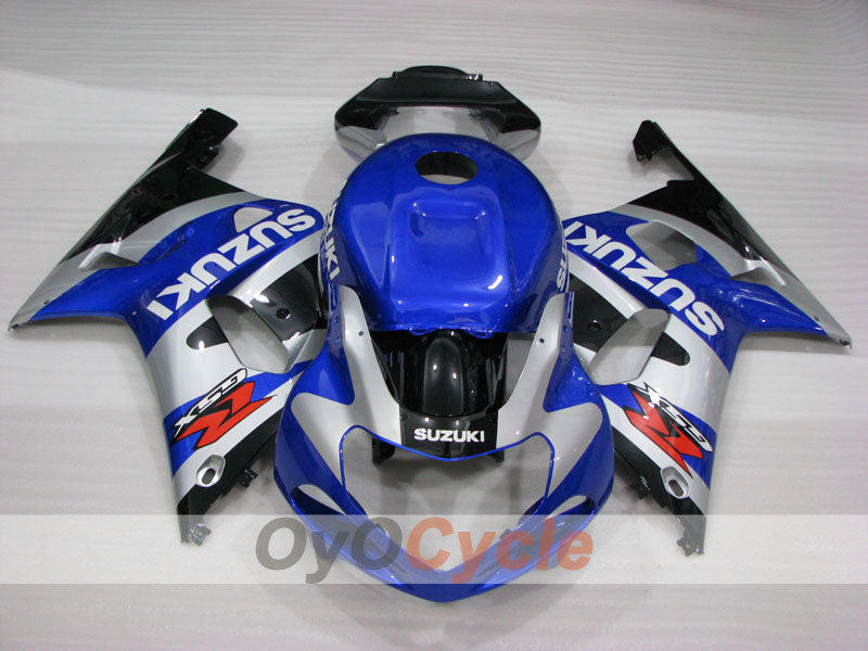 Injection Fairing kit for 00-03 GSX R750 - Blue, Black - Factory Style #OYO87905132