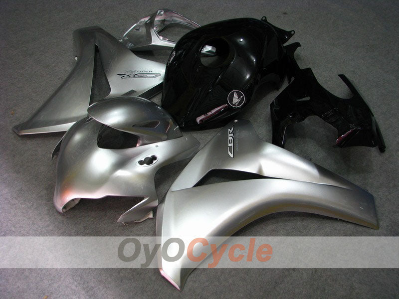 Injection Fairing kit for 08-11 CBR1000RR - Black, Silver - Fireblade #OYO87900678