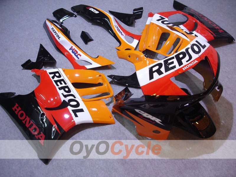 Injection Fairing kit for 95-96 CBR600F3 - Red, Orange - Repsol #OYO87902762 Main image