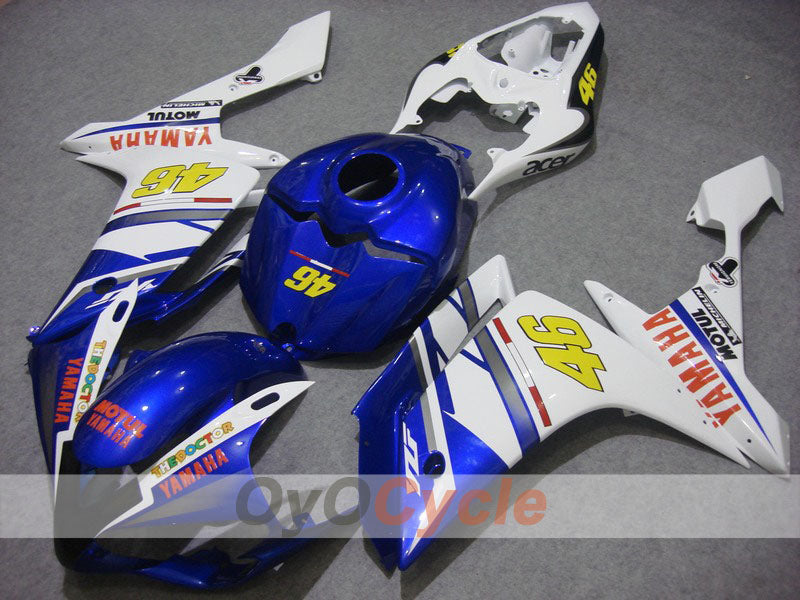 Injection Fairing kit for 07-08 YZF-R1 - Blue, White - FIAT, MICHELIN, MOTUL #OYO87900852