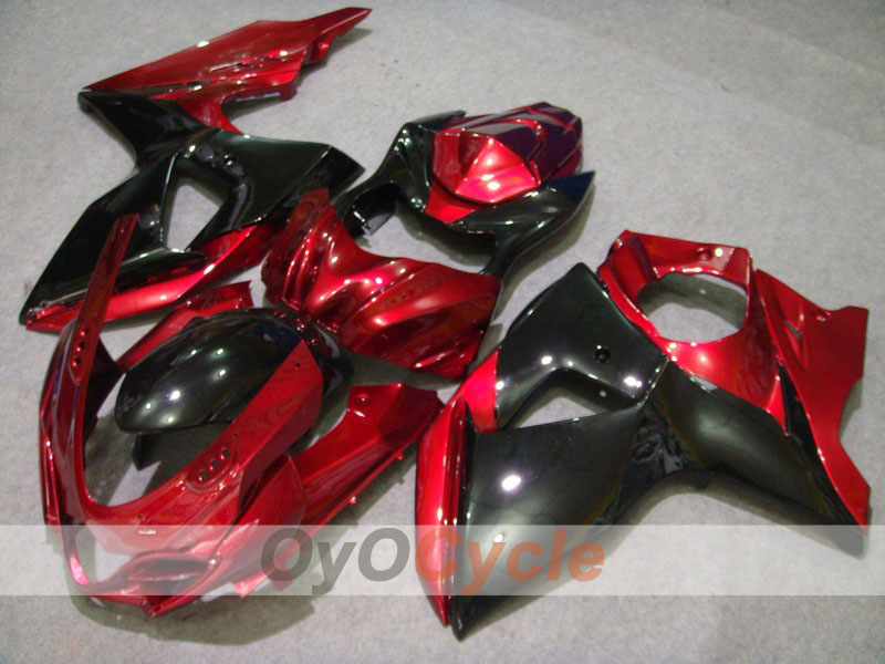 Injection Fairing kit for 09-16 GSX R1000 - Red, Black - Factory Style #OYO87902872 Main image