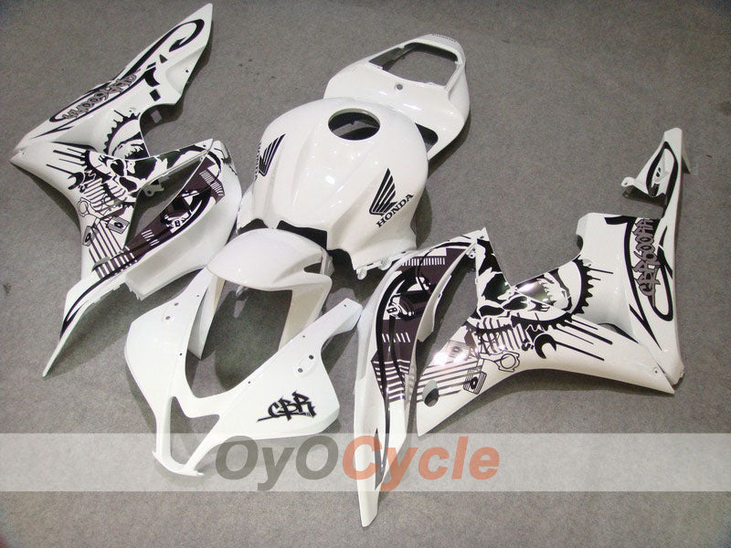 Injection Fairing kit for 07-08 CBR600RR - White, Black - Factory Style #OYO87900395 Main image