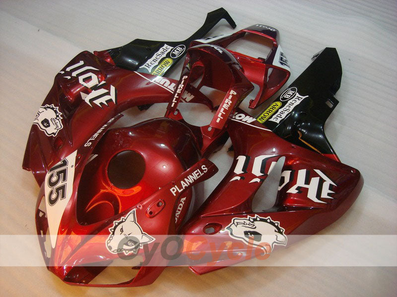 Injection Fairing kit for 06-07 CBR1000RR - Red, Black - PIRELLI #OYO87900633 Main image