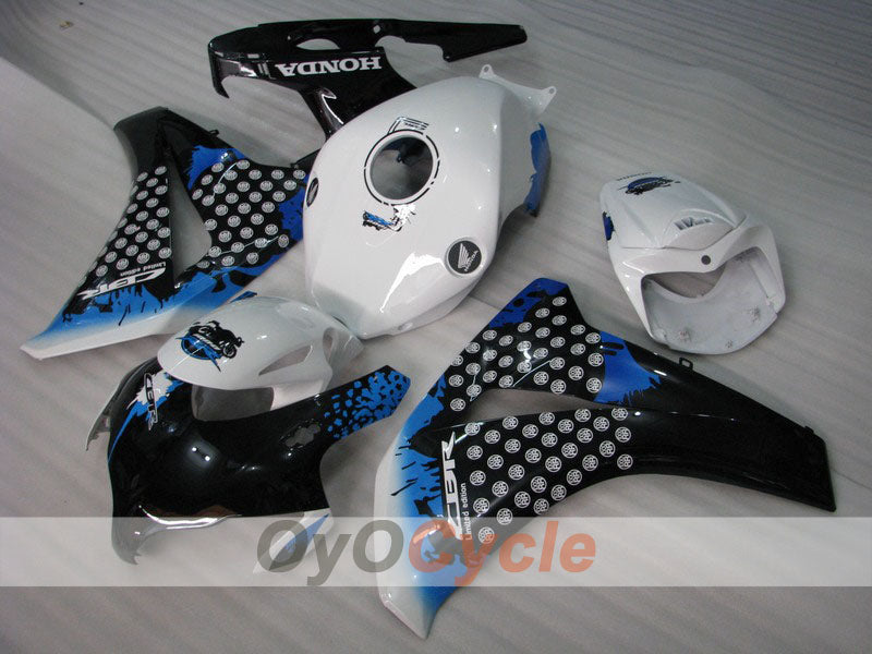 Injection Fairing kit for 08-11 CBR1000RR - White, Black - Factory Style #OYO87900712 Secondary image