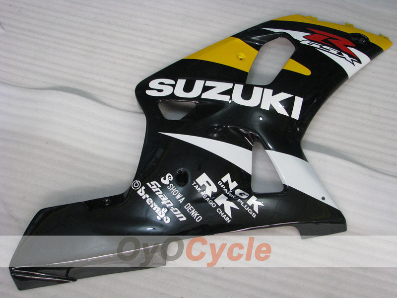 Injection Fairing kit for 00-03 GSX R750 - Yellow, Black - Factory Style #OYO87901131