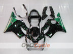 Injection Fairing kit for 01-03 CBR600F4i - Green, Black - Flame #OYO87900155