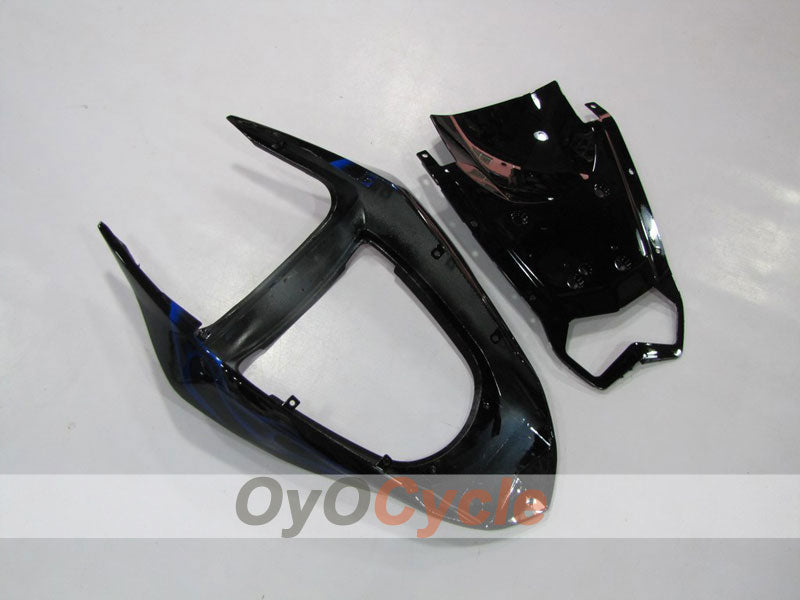 Injection Fairing kit for 03-04 NINJA ZX-6R - Blue, Black - Flame #OYO87901793