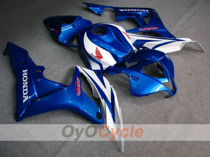 Injection Fairing kit for 07-08 CBR600RR - Blue, White - Factory Style #OYO87900413 Main image