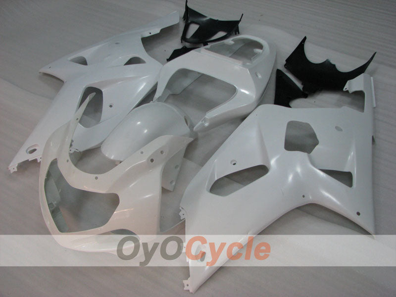 Injection Fairing kit for 01-03 GSX R600 - White - Factory Style #OYO87905116 Main image