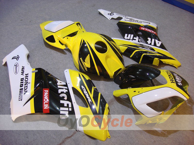 Injection Fairing kit for 04-05 CBR1000RR - Yellow, Black - PIRELLI #OYO87900522 Main image